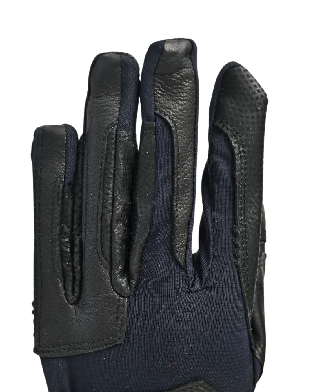 Tackified Copper Tech™️ Leather Premium Riding Glove -Black