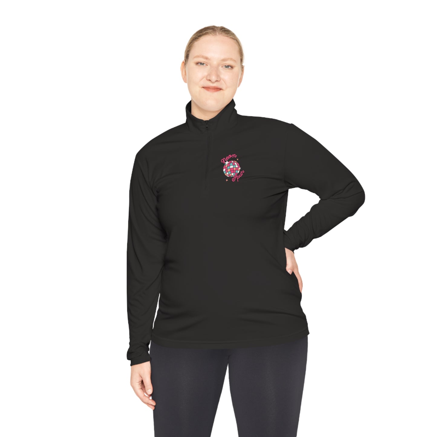 Disco Neon Spur Athletic Quarter-Zip Pullover