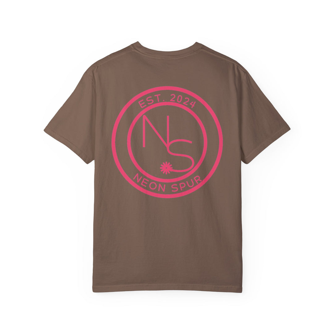 Neon Spur Logo Garment-Dyed T-shirt