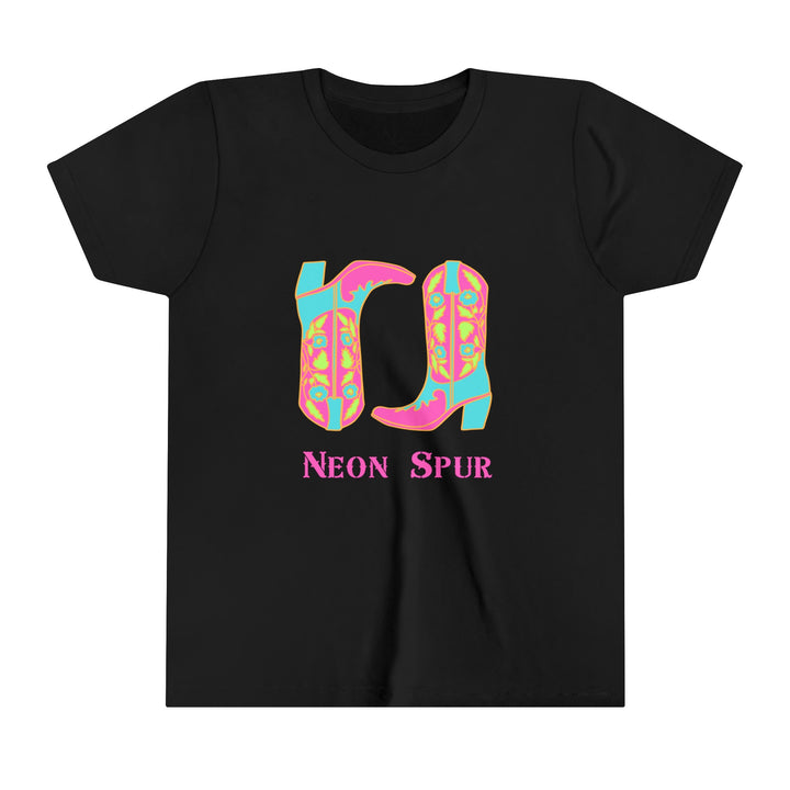 Neon Boots Girls Short Sleeve Tee