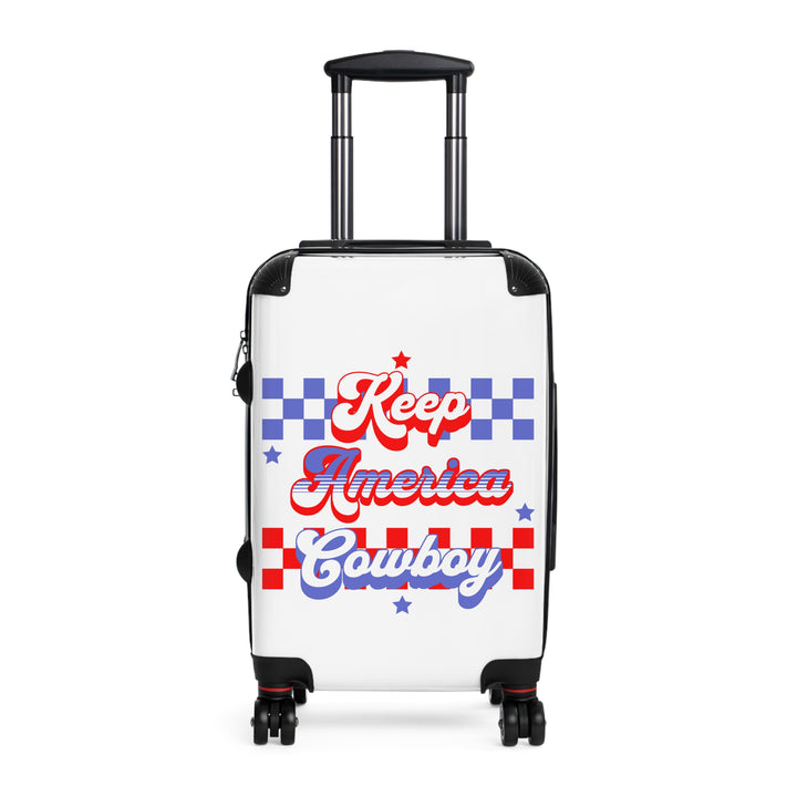 Keep America Cowboy Suitcase