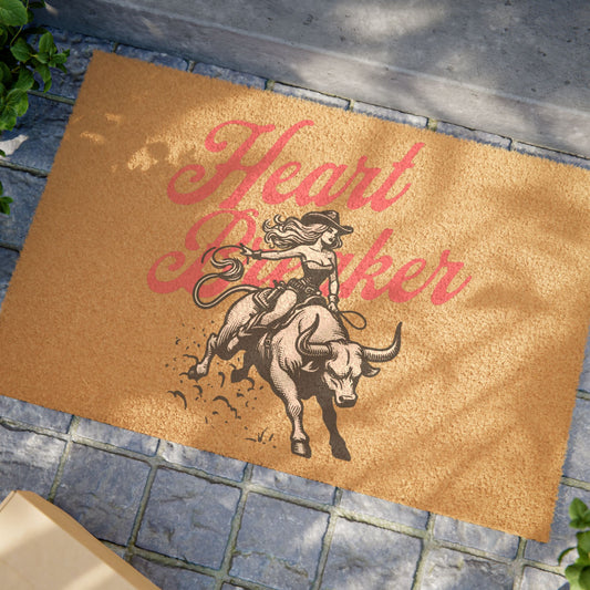 Heart Breaker Door Mat