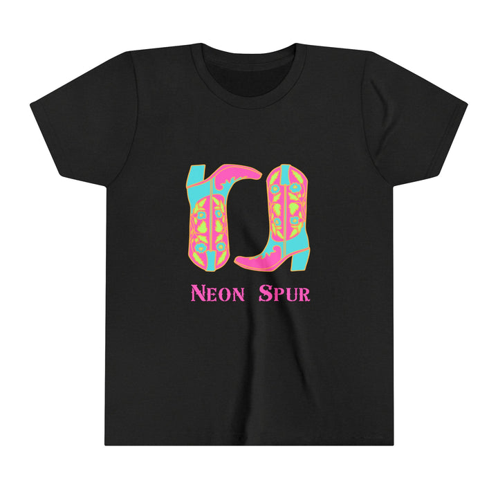 Neon Boots Girls Short Sleeve Tee