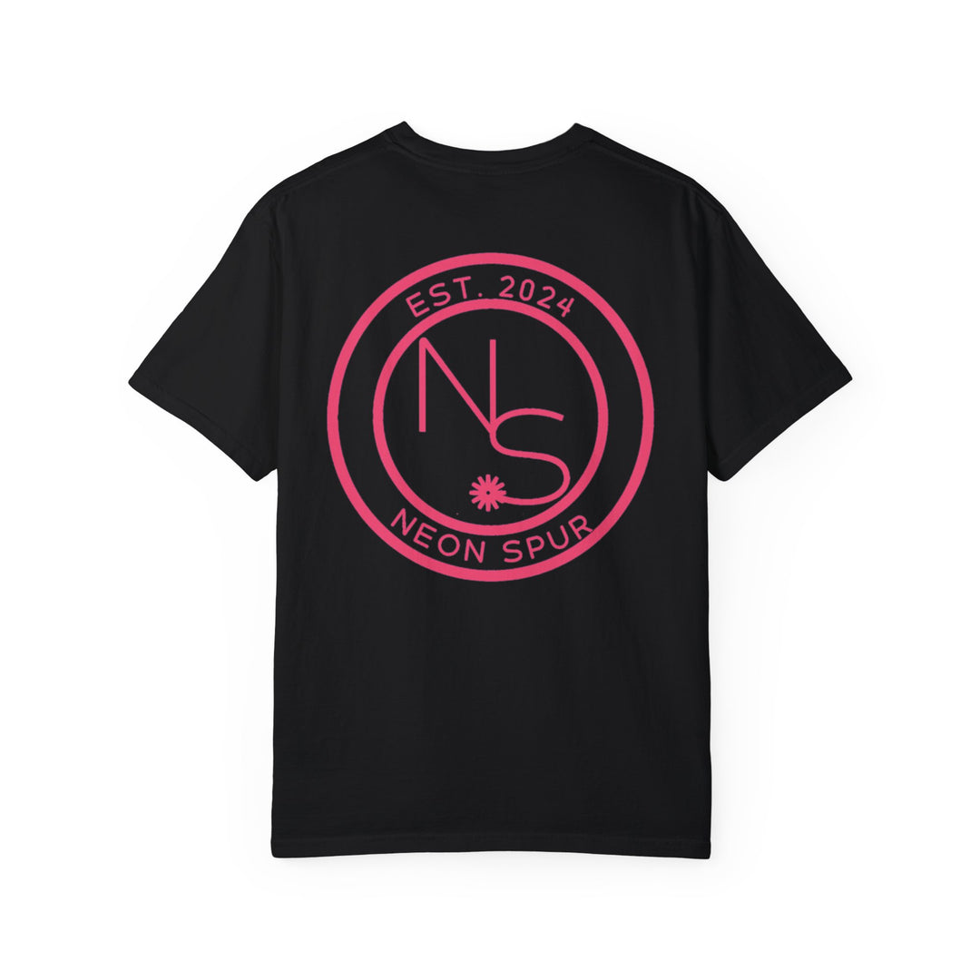 Neon Spur Logo Garment-Dyed T-shirt