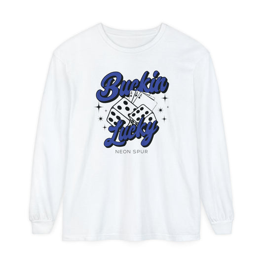 Blue Buckin' Lucky Long Sleeve