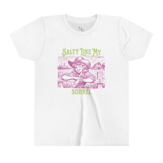 Salty Like My Sorrel Girls Short Sleeve Tee