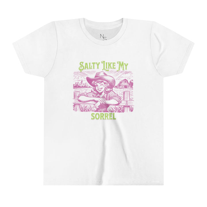 Salty Like My Sorrel Girls Short Sleeve Tee