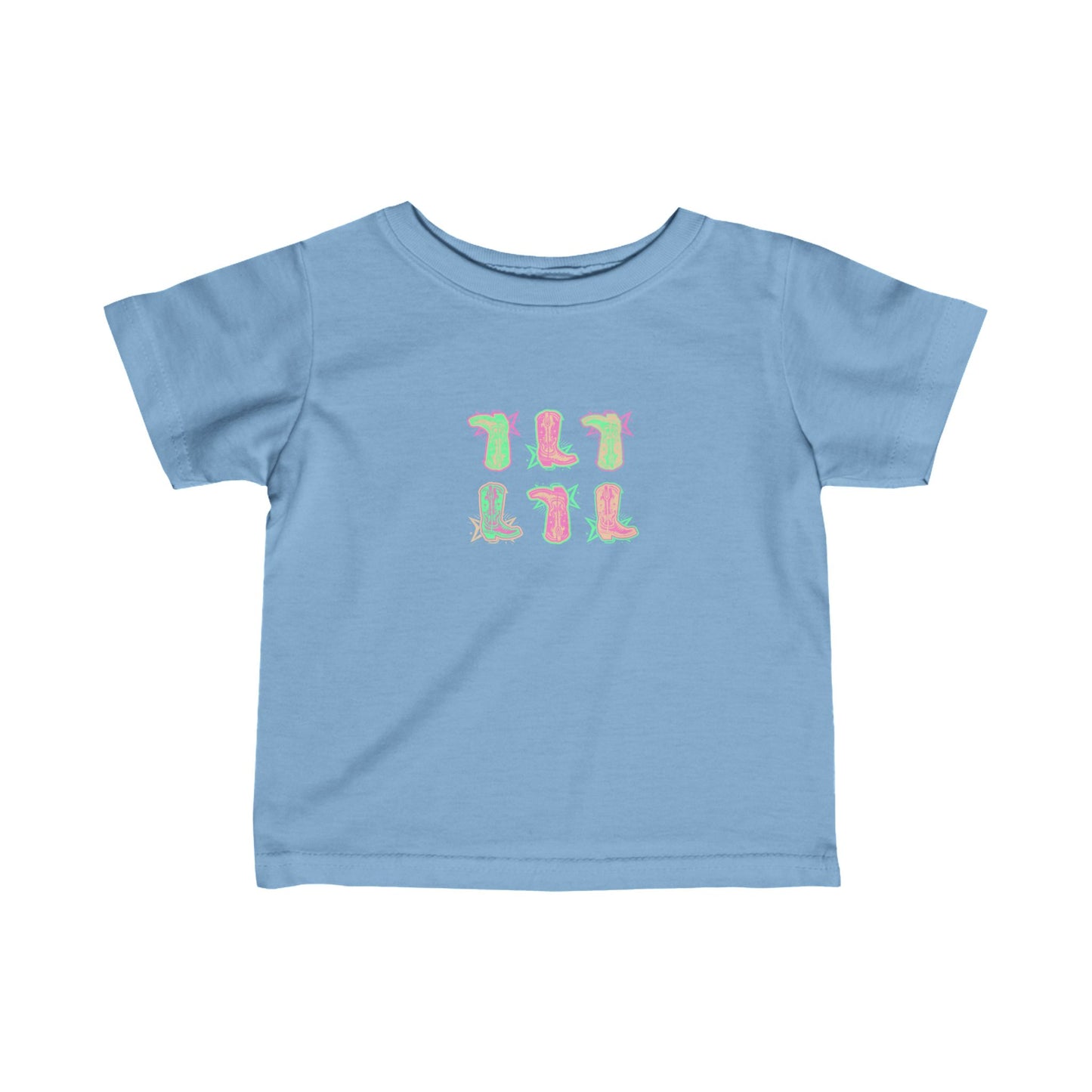 Pastel Boot Scootin Infant Fine Jersey Tee