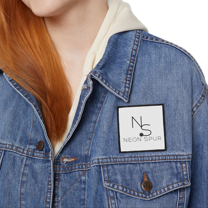 Neon Spur Logo Embroidered Iron-On Patch