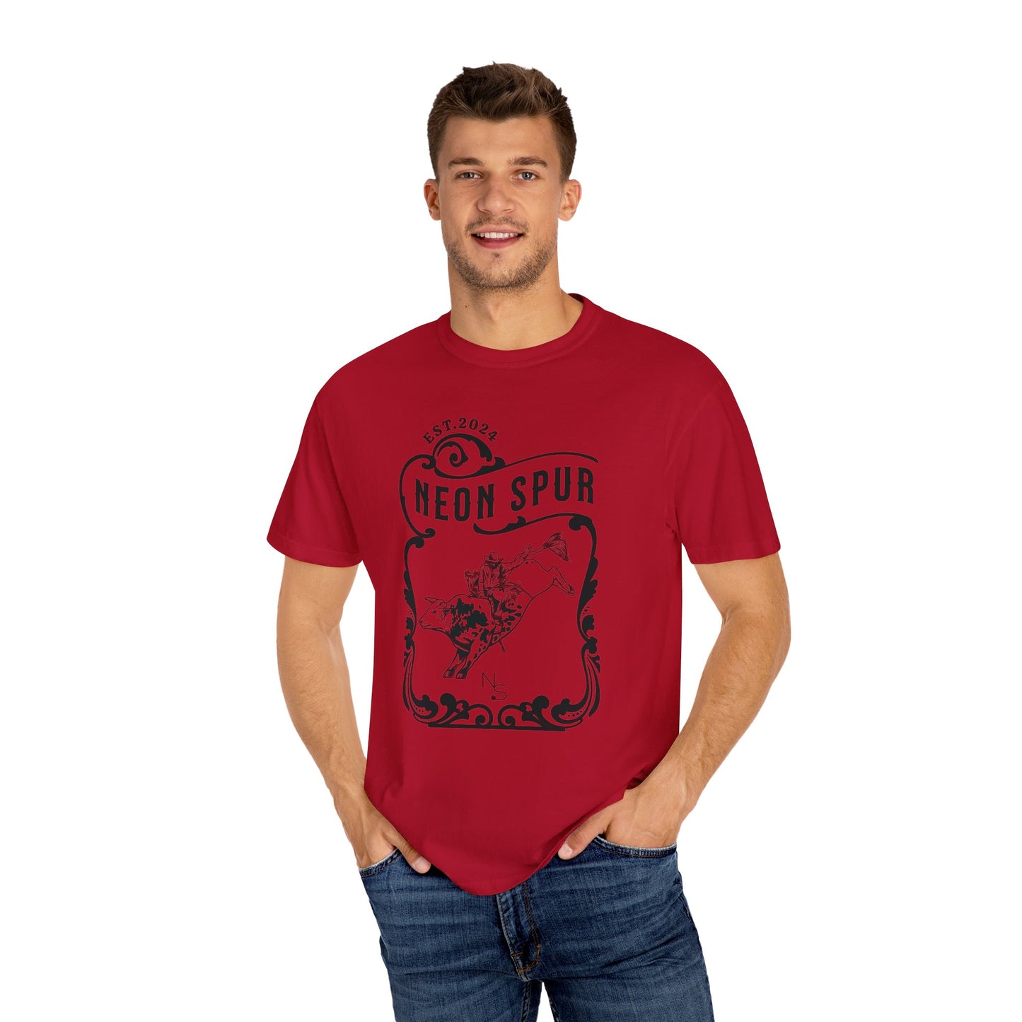 Western Bull Neon Spur T-shirt