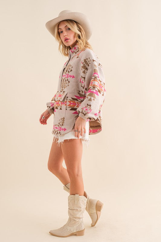 Exclusive Aztec Western Pullover