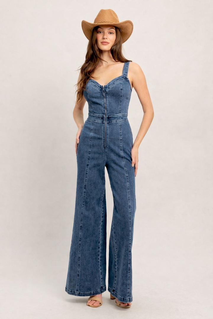 The Perfect Fit Denim Jumpsuit