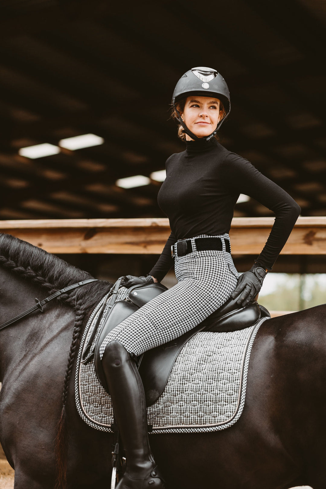 Houndstooth Athletic Breech