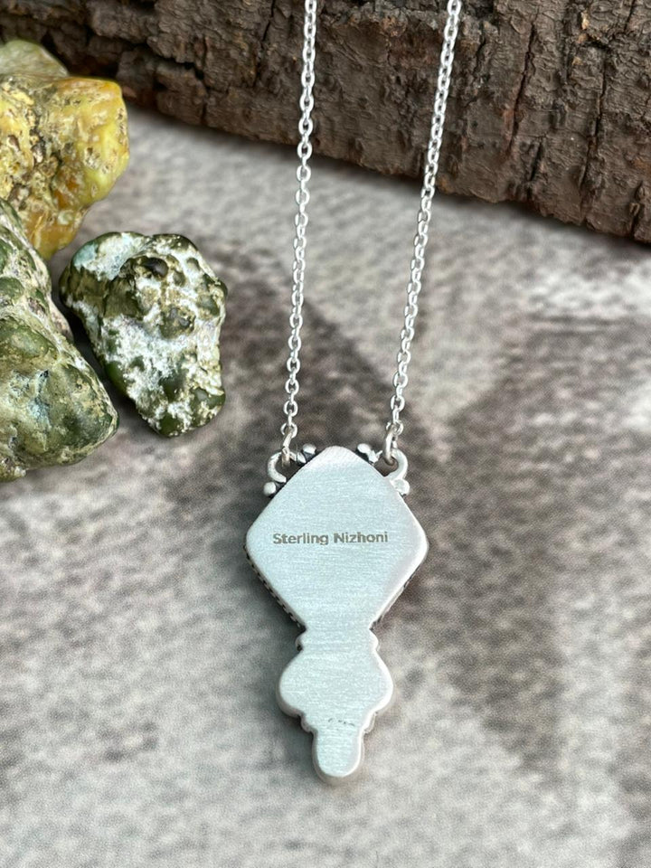 Handmade Sterling Silver Cotton Candy Necklace