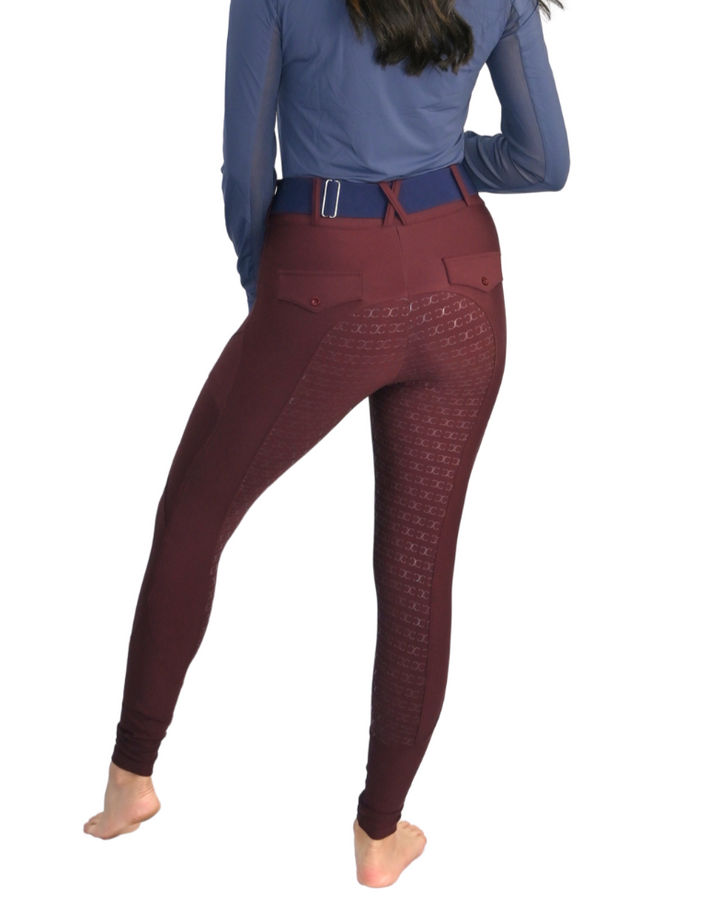 Correct Connect Burgundy Just Right Summer Breeches