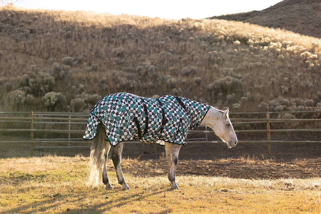 Turquoise Glass Fly Sheet