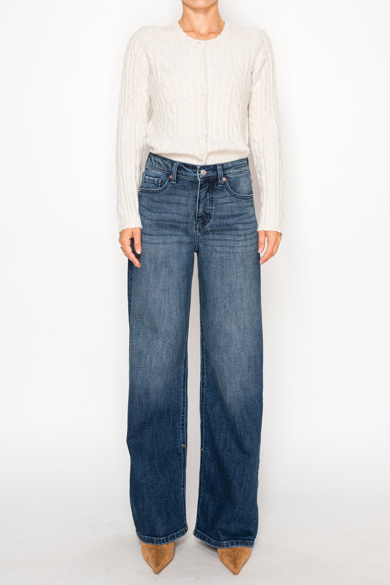 Tummy Control High Rise A-wide Jeans Artemis Vintage