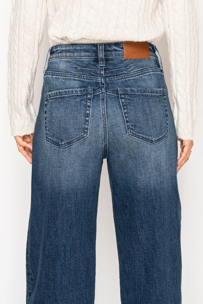 Tummy Control High Rise A-wide Jeans Artemis Vintage