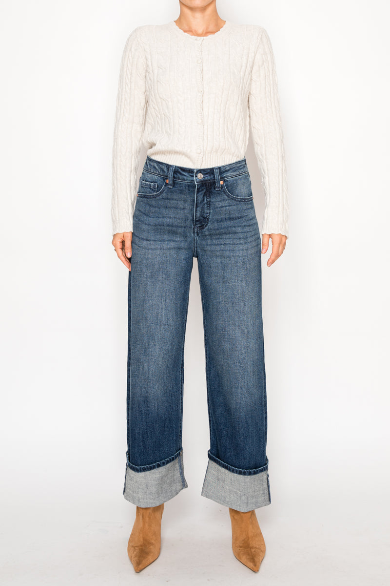 Tummy Control High Rise A-wide Jeans Artemis Vintage
