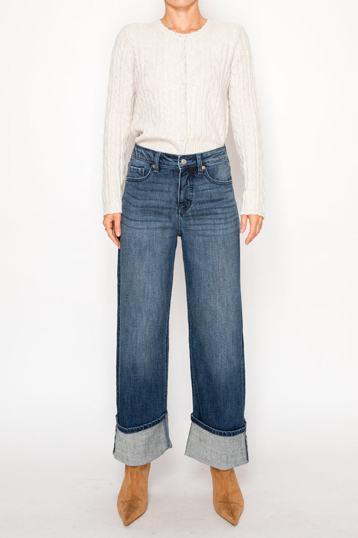 Tummy Control High Rise A-wide Jeans Artemis Vintage