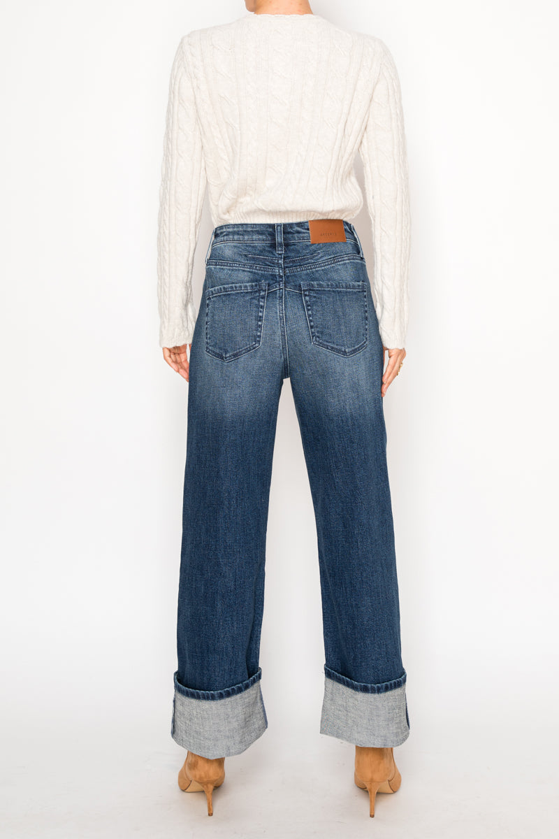 Tummy Control High Rise A-wide Jeans Artemis Vintage
