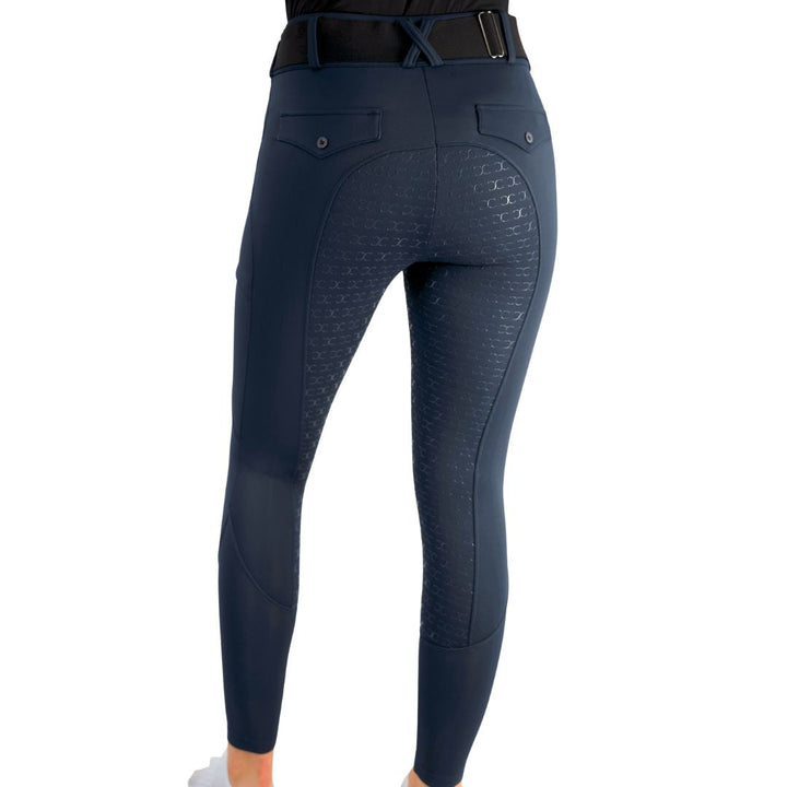 Correct Connect Navy Blue Mid-Weight Winter Full Seat Breeches
