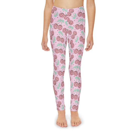 Cherry Groove Girls Full-Length Leggings