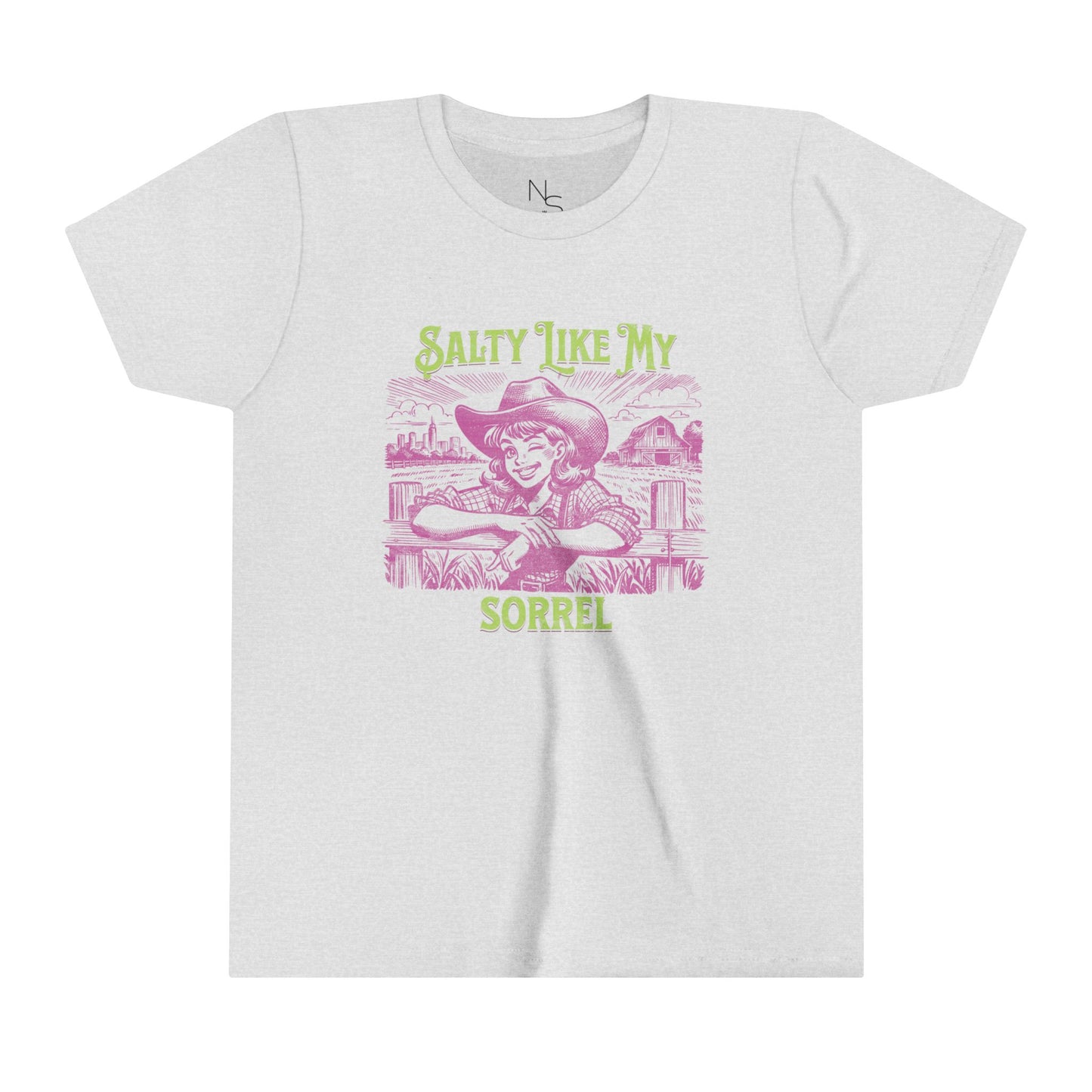 Salty Like My Sorrel Girls Short Sleeve Tee