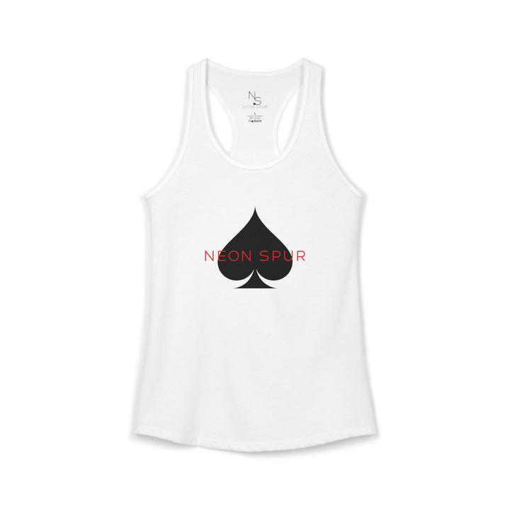Neon Spur Logo Spade Racerback Tank Top