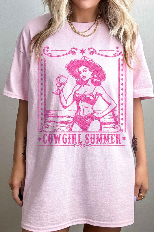 Cowgirl Summer Oversized Tee