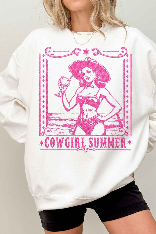 Cowgirl Summer Oversized Sweatshirt