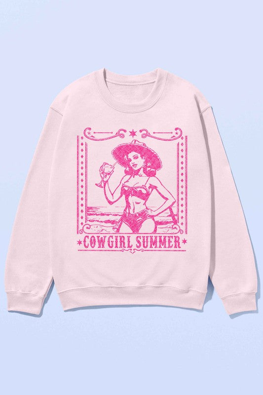 Cowgirl Summer Oversized Sweatshirt