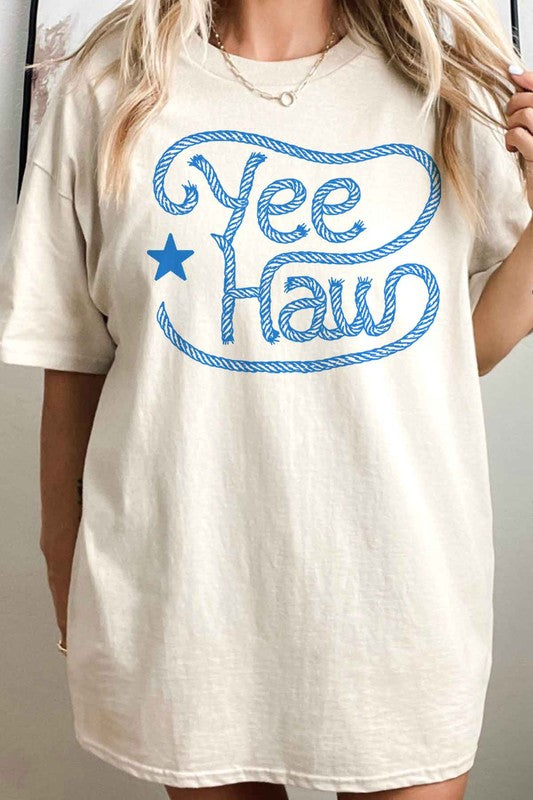 Yee Haw Oversized Graphic Tee