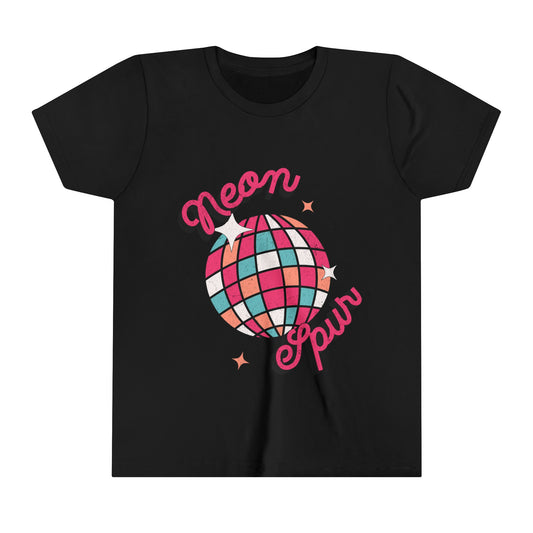 Disco Neon Spur Short Sleeve Girls Tee