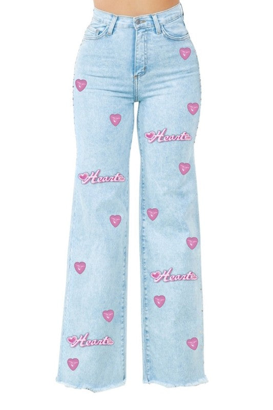 Brooklyn Hearts Wide Leg Jean -33” Inseam