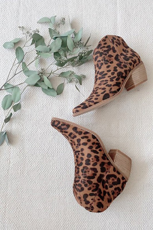 Leopard Print Amour Boots