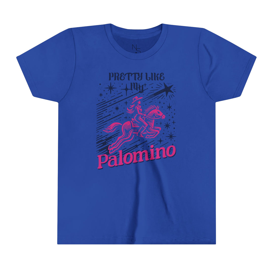 Pretty Like My Palomino Girls Short Sleeve Tee