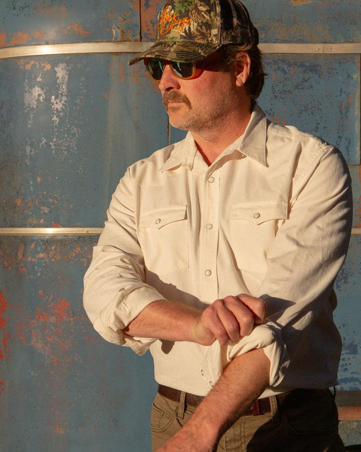 Alamo Men’s Cotton Pearl Snap Shirt