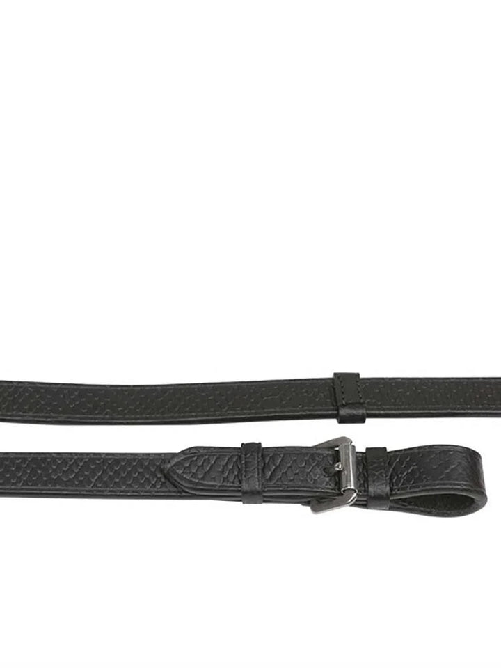 Viper Snakeskin-Embossed Monocrown Bridle