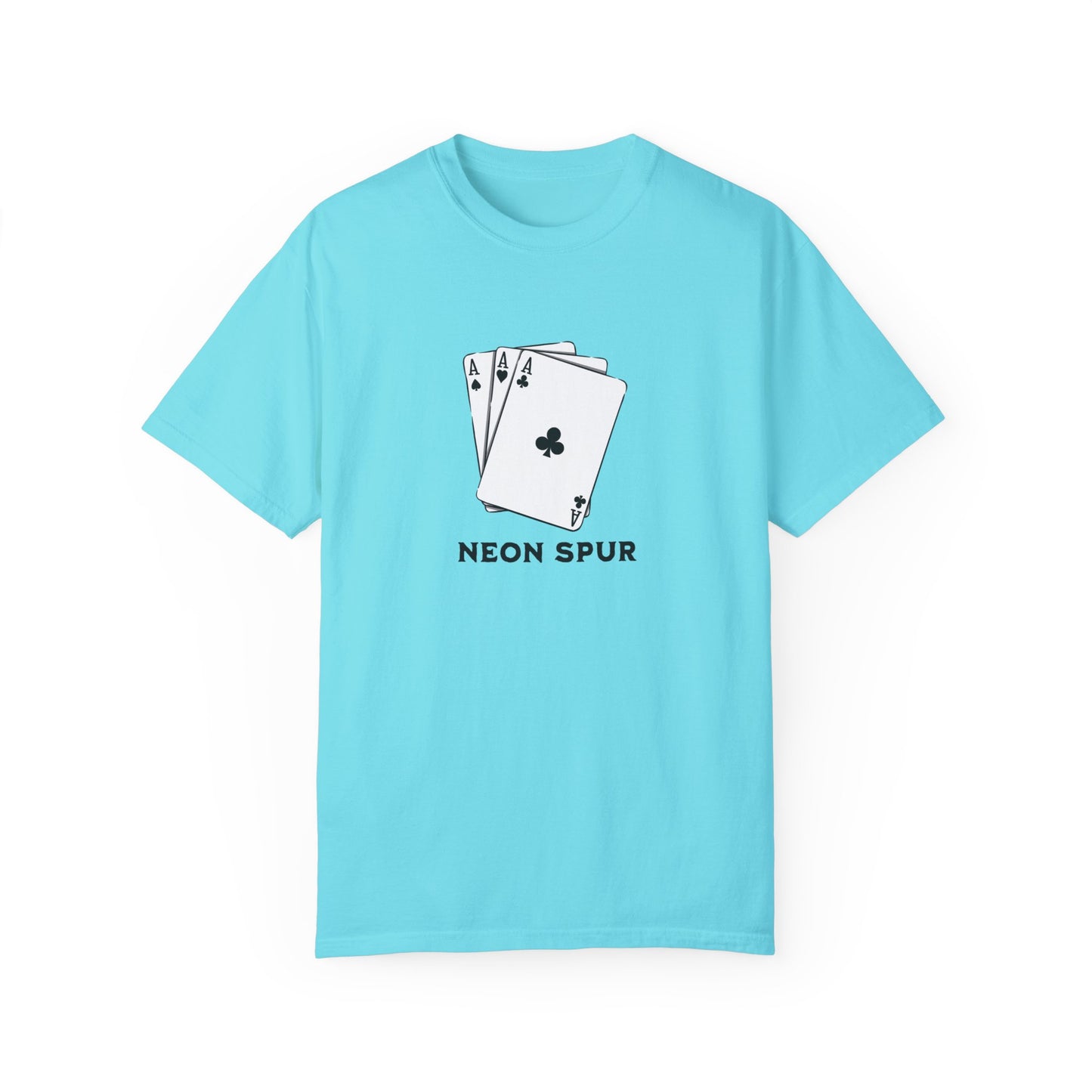 Neon Spur Ace Cards Short Sleeve T-shirt