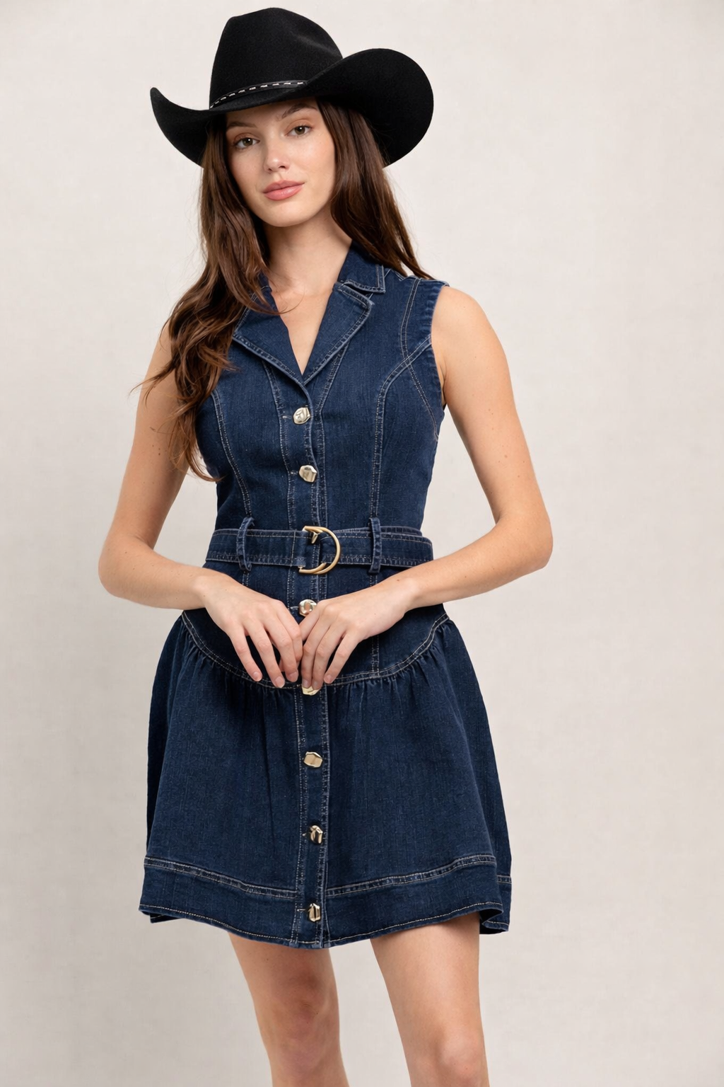 Made To Flatter Denim Mini Dress