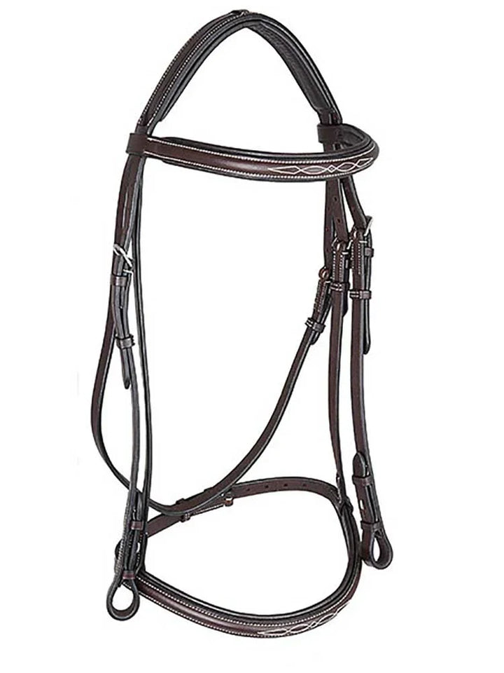 Spanish Bay Round Raised Hunter Bridle