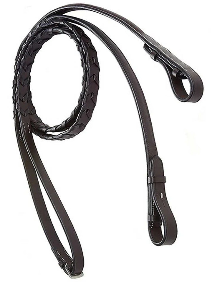 Pinehurst Round Raised Snaffle Bridle Grewal Equestrian