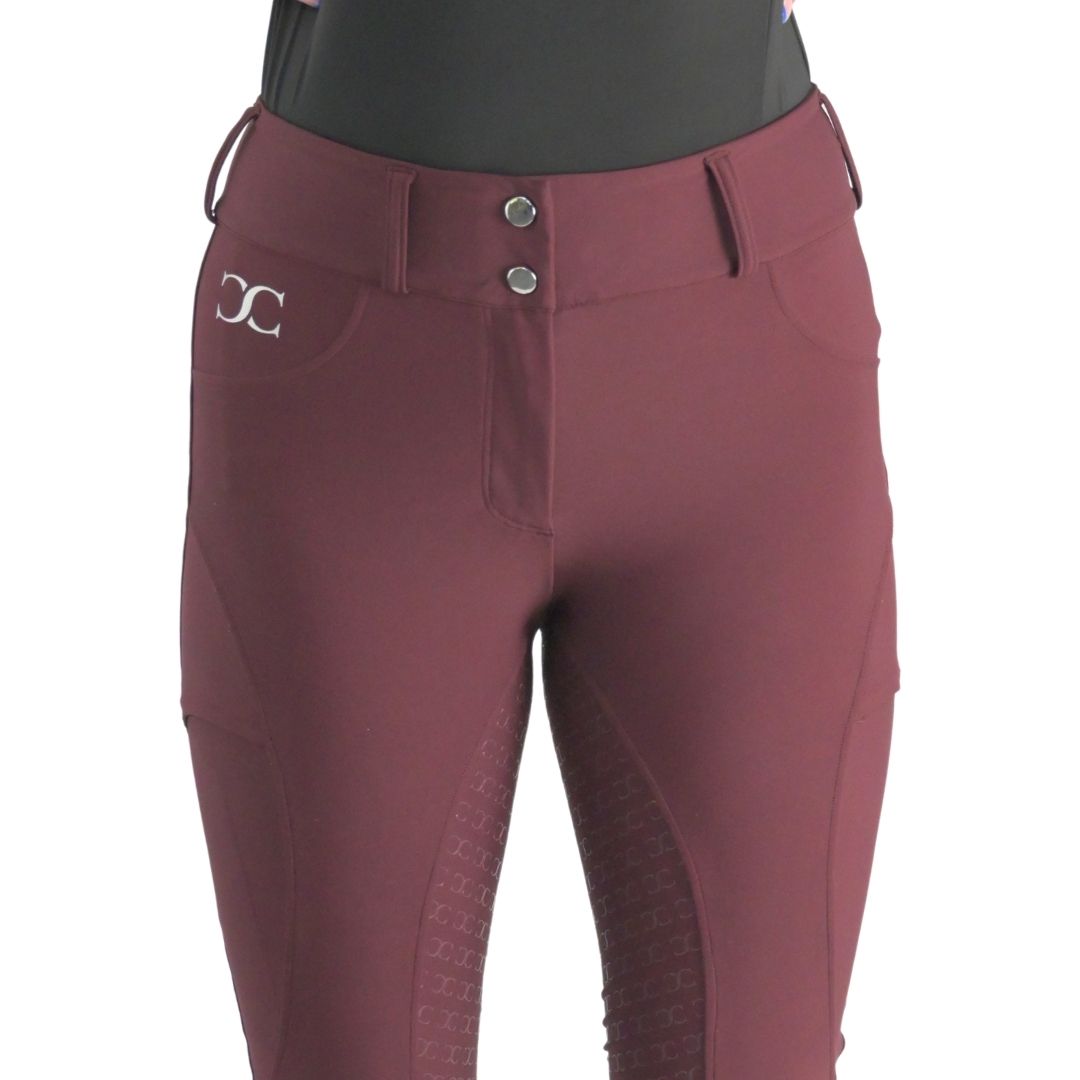 Correct Connect Burgundy Just Right Summer Breeches