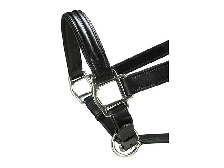 Triple-Stitched Leather Halter