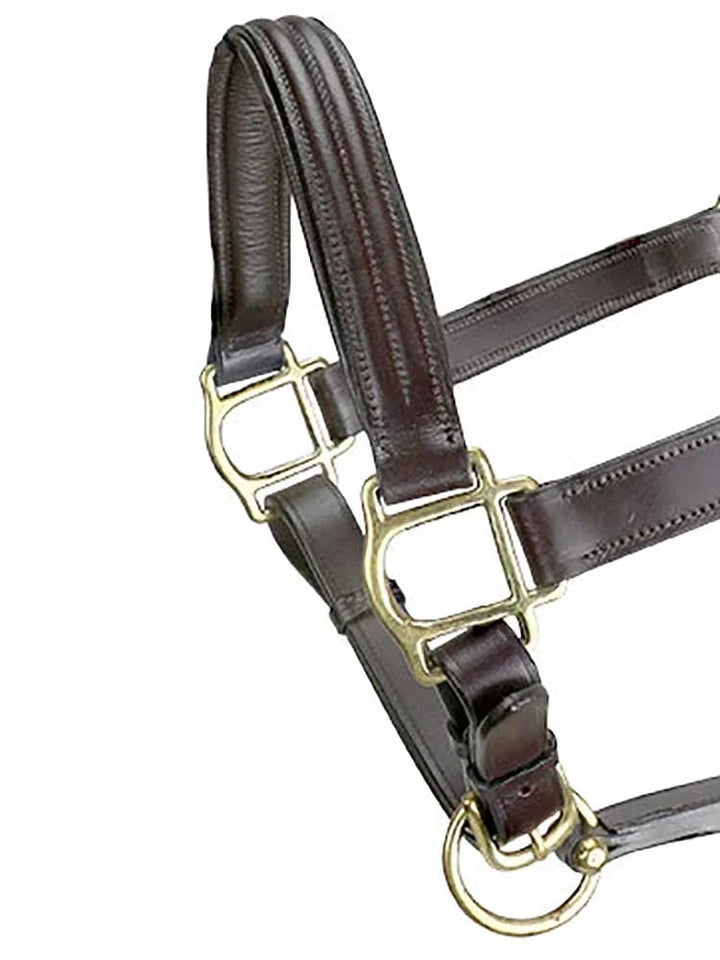 Marco Simone Triple-Stitched Italian Leather Halter Grewal Equestrian