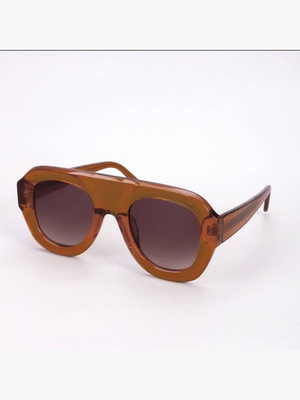 Retro Oversized Square Sunglasses Miss Sparkling