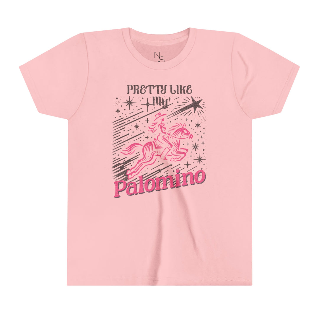 Pretty Like My Palomino Girls Short Sleeve Tee