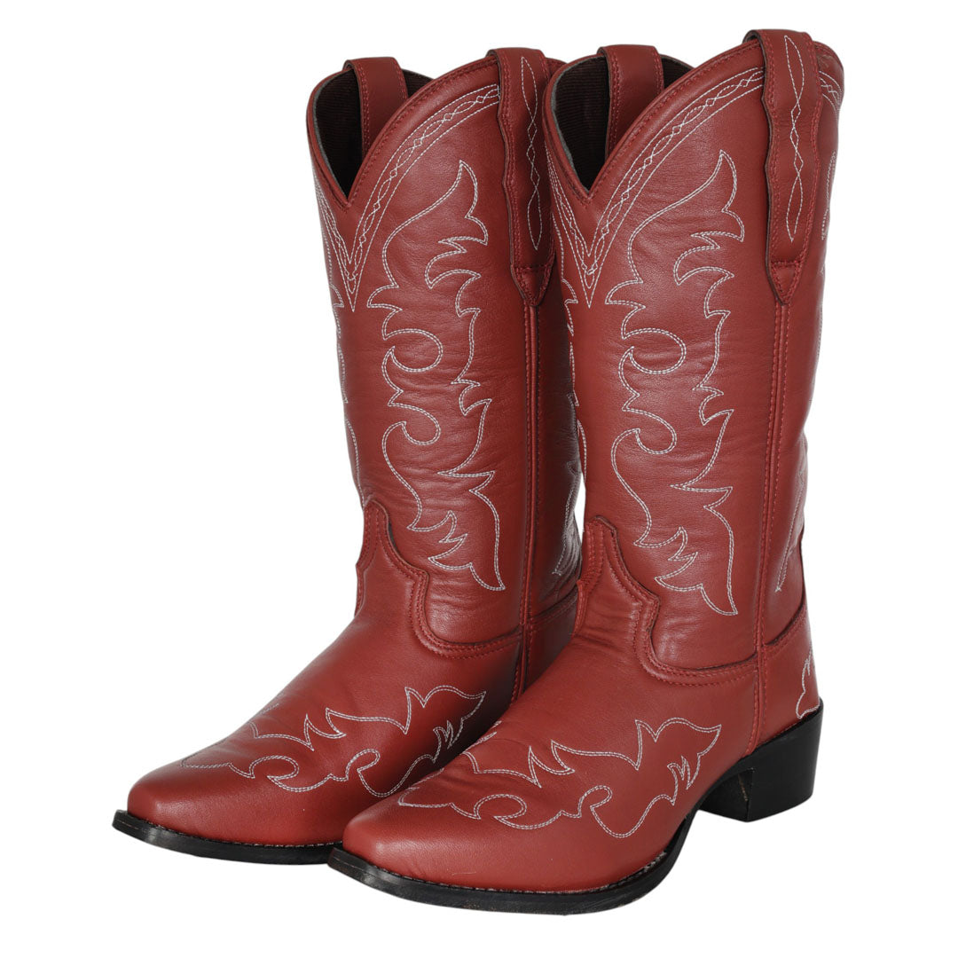 TuffRider Womens Snip Toe Paris Embroidered Western Boots Breeches.com