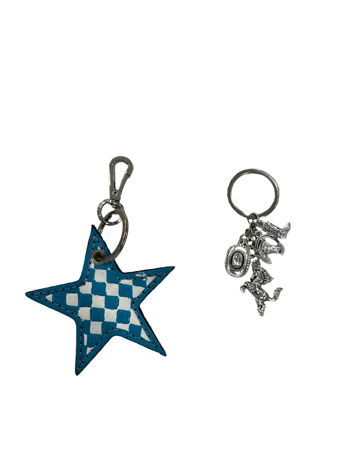 Upcycled LV Black White Checkered Speedy Bag Western Rodeo